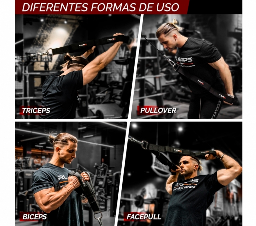RLG TRICEPS ROPE - CUERDA DE TRÍCEPS - Foto 4/7