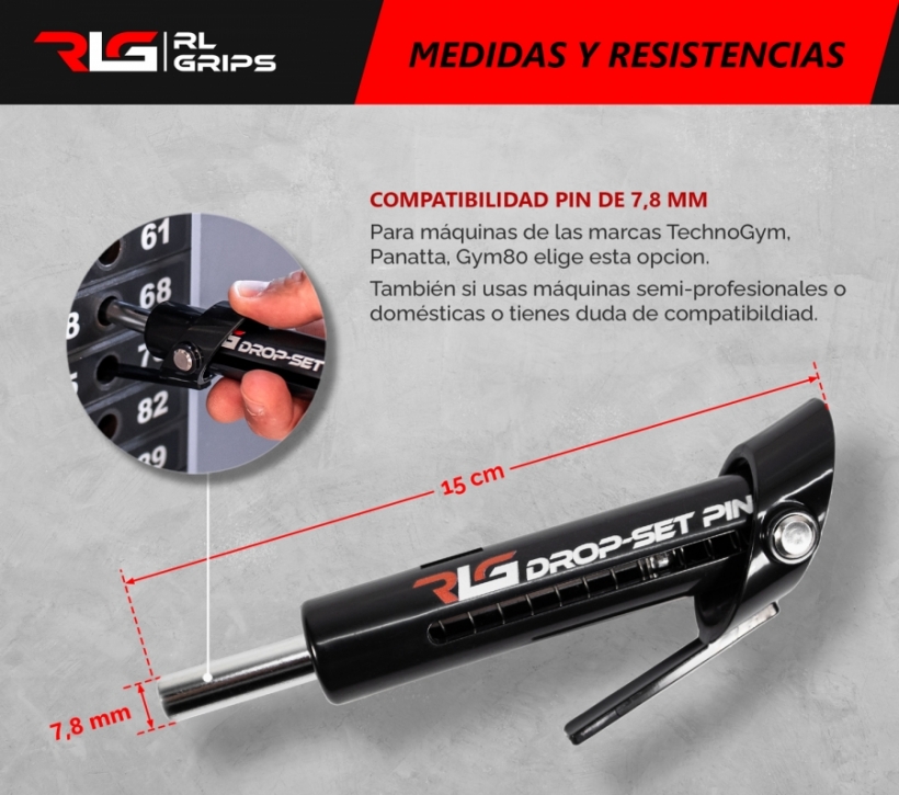 RLG DROP SET PIN - Pasadores Automáticos Para Series Descendentes - Foto 5/8