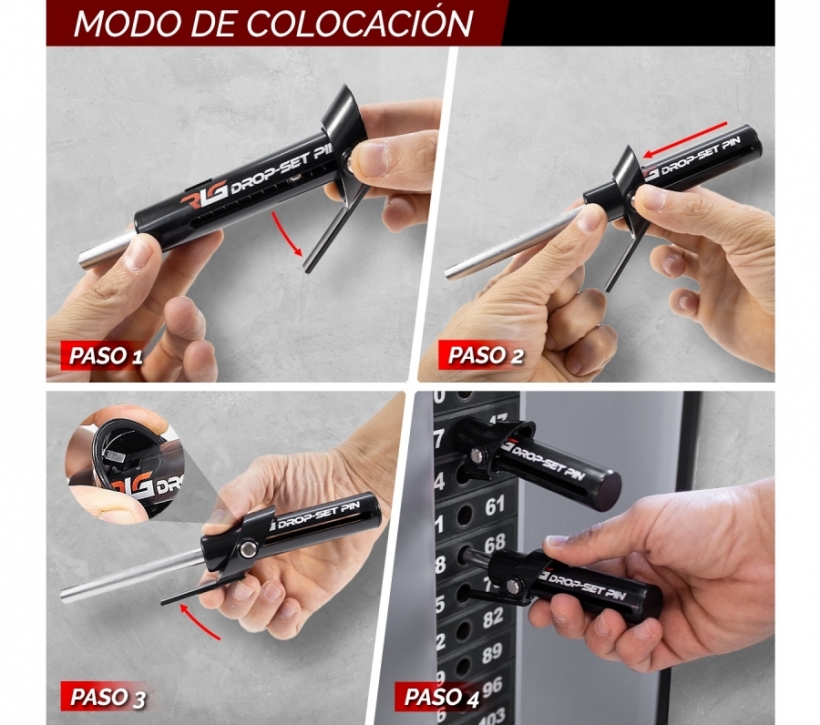 RLG DROP SET PIN - Pasadores Automáticos Para Series Descendentes - Foto 7/8