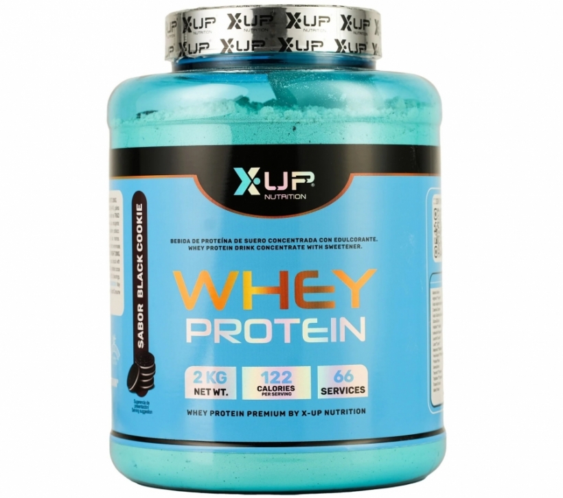 100% WHEY PROTEIN BLACK COOKIE 2KG X-UP LPXUP04 - Foto 1/4