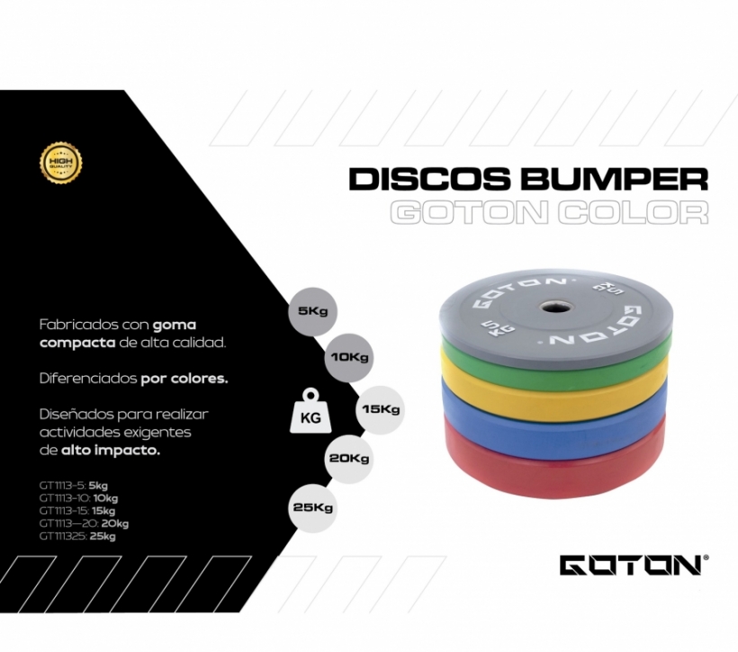 DISCOS BUMPER COLOR GOTON GT1113 - Foto 2/2