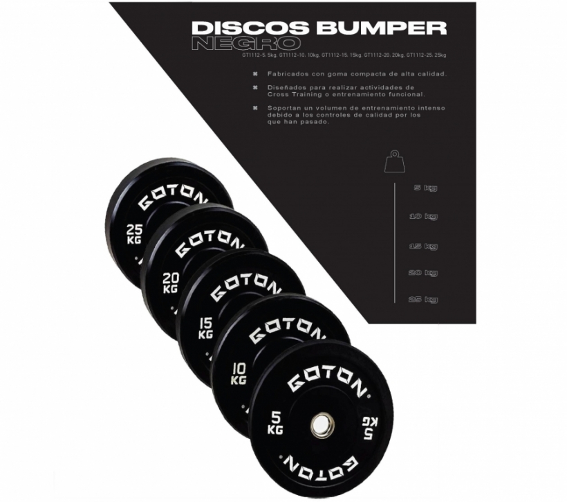 DISCOS BUMPER GOTON NEGROS GT1112 - Foto 2/2