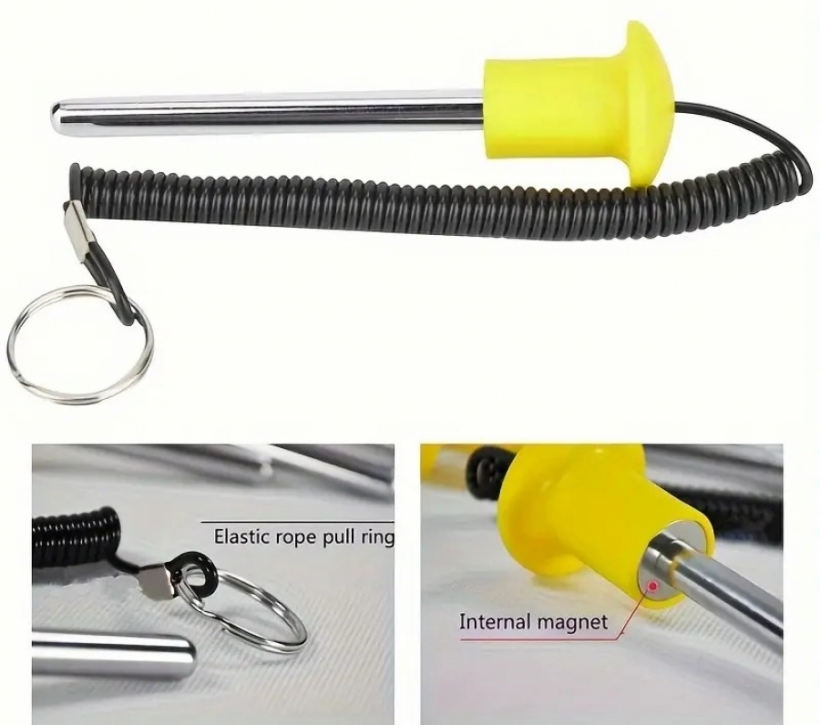 SELECTOR PESO MÁQUINAS DE PLACAS MAGNÉTICO AMARILLO VS-SAT-SLCT10X08 - Foto 2/3