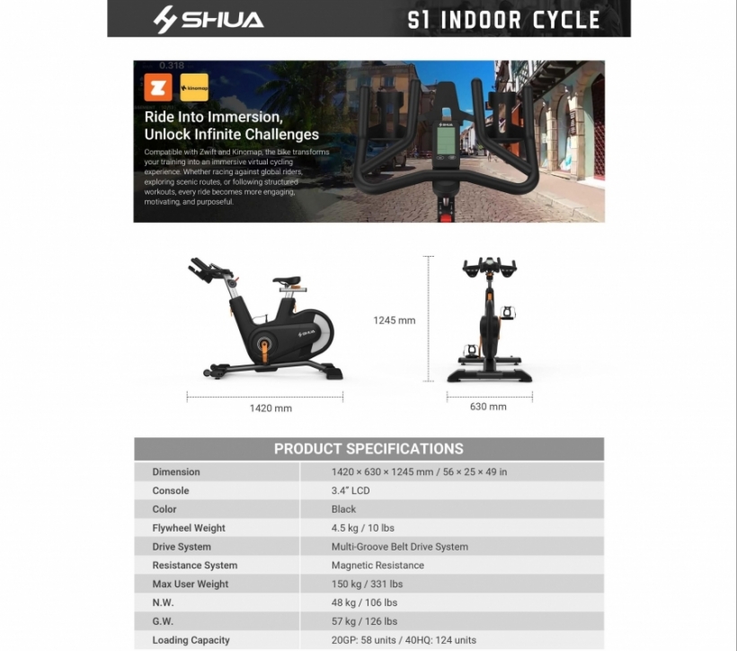 V9 Indoor Cycle VS-SH-B8900 - Foto 9/9