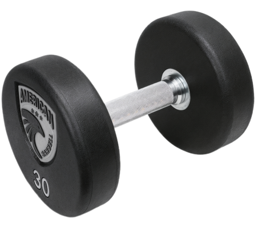 SERIES IV COMMERCIAL GRADE MANCUERNAS DE URETANO AMERICAN BARBELL DBAB4KG-XR - Foto 3/5